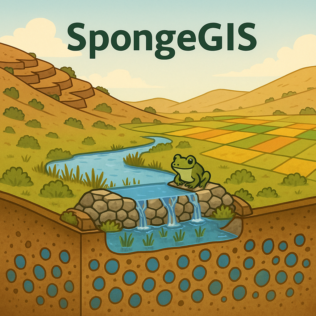 Screenshot of the SpongeGIS application